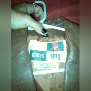 Women's Small Chess King Leather Jacket